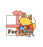 レトロなきつねくんの日常スタンプ（個別スタンプ：15）