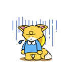 レトロなきつねくんの日常スタンプ（個別スタンプ：38）