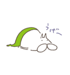 ねこタイツとゆるく脱力（個別スタンプ：21）
