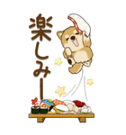 【Big】ちゃちゃ丸 23『お寿司と』（個別スタンプ：15）