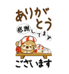 【Big】ちゃちゃ丸 23『お寿司と』（個別スタンプ：28）