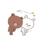 【水彩】ちょこっと敬語のゆるブラウン（個別スタンプ：4）
