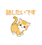 気持ち伝える まんまるチビ猫たち（個別スタンプ：24）