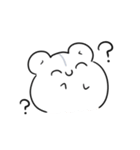動く！ぴえん系ハムちゃん（個別スタンプ：1）