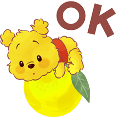 [LINEスタンプ] もこもこ♪YUZU POOH