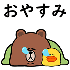 [LINEスタンプ] 毎日使えるブラウン＆サリー
