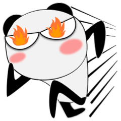 [LINEスタンプ] 堅物パンダ★すべてのサラリーマンに捧ぐ