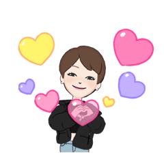 [LINEスタンプ] よっちゃん(^.^)