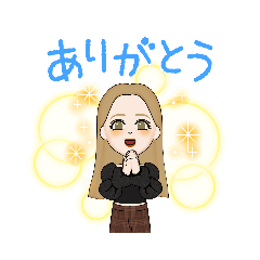 可愛いい女の子スタンプ Lineスタンプ Momo