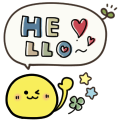 [LINEスタンプ] ニコちゃん♡シンプル敬語