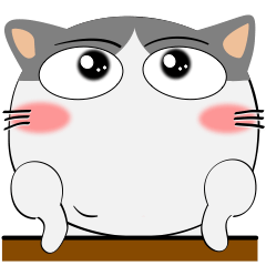 [LINEスタンプ] ハチワレ猫★すべての会社員に捧ぐ