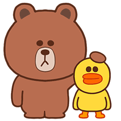 [LINEスタンプ] ブラウンとサリーの日常