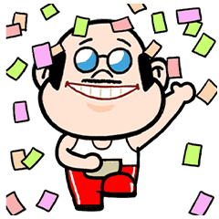 [LINEスタンプ] ブラウンと部長