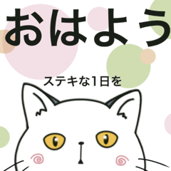 [LINEスタンプ] ぽけ猫☆ママが使いそう編