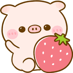 [LINEスタンプ] 飛び出す♡こぶたのぽこちゃん
