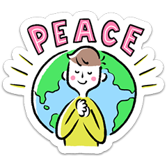 [LINEスタンプ] PEACEスタンプ