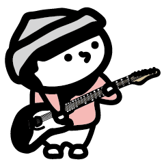 [LINEスタンプ] ハナクソギターBOY bloom君