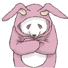 [LINEスタンプ] かわいいやつら5～パンダとコアリクイ～