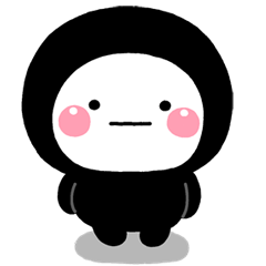 [LINEスタンプ] ず～っと使える♡大人のくろしろまるマン