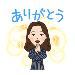 [LINEスタンプ] まいまいの春コーデ