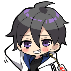 [LINEスタンプ] 俺クロ『憑かれた俺と黒神心霊相談所』