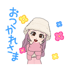 ピンク大好き おしゃれ女子 Lineスタンプ Mina Zuki ピンク大好き おしゃれ女子 Lineスタンプ Mina Zuki