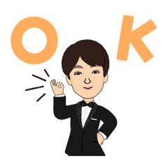 [LINEスタンプ] 王さんの似顔絵