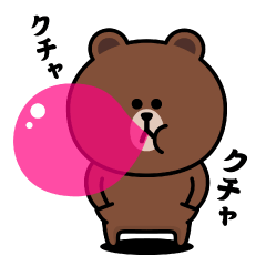[LINEスタンプ] 飛び出す！ブラウン＆フレンズ_煽り2の画像（メイン）