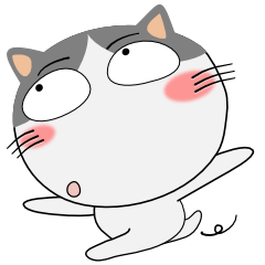 [LINEスタンプ] ハチワレ猫★動物パペット大集合