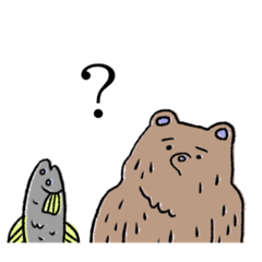 くまさんとおさかなさん Lineスタンプ Totoark くまさんとおさかなさん Lineスタンプ Totoark
