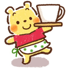 [LINEスタンプ] Honobono画♪くまのプーさん