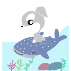 [LINEスタンプ] ふんわり癒されシュナウザー飛び出す