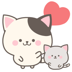 [LINEスタンプ] ぶちニャンコさんの毎日スタンプの画像（メイン）